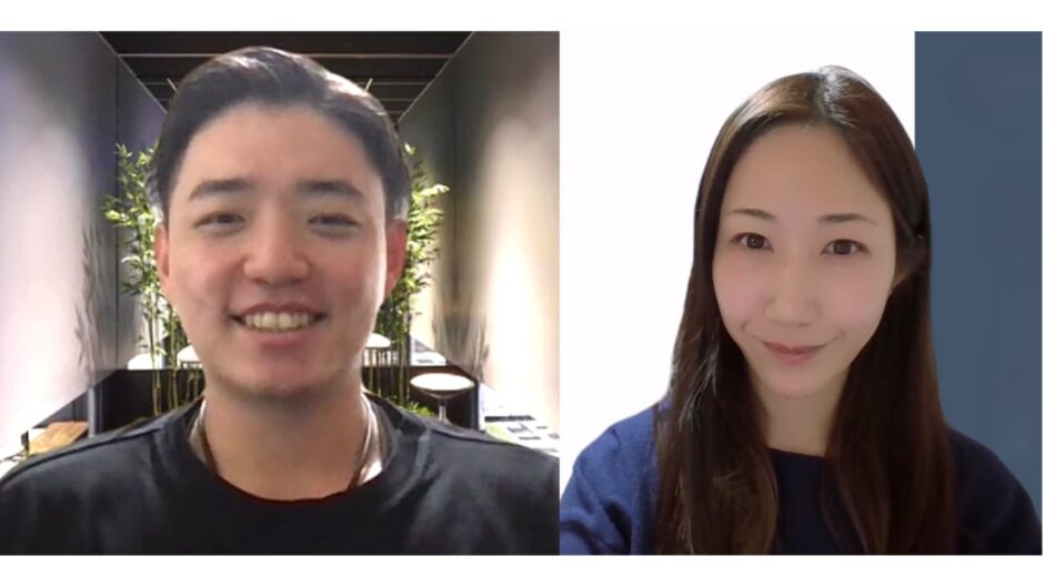 インタビューの様子