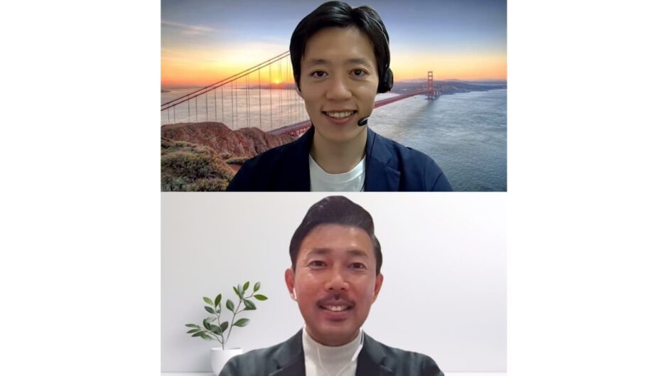 インタビューの様子