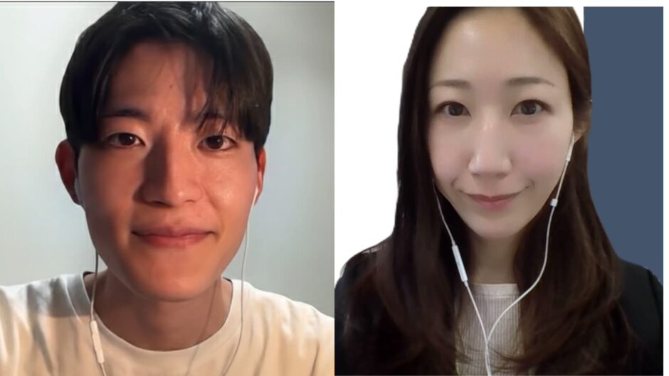 インタビューの様子