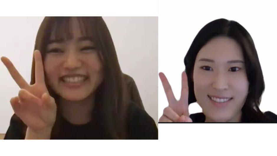 インタビューの様子