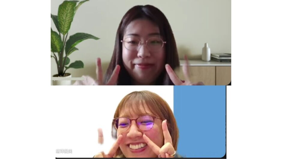 インタビューの様子