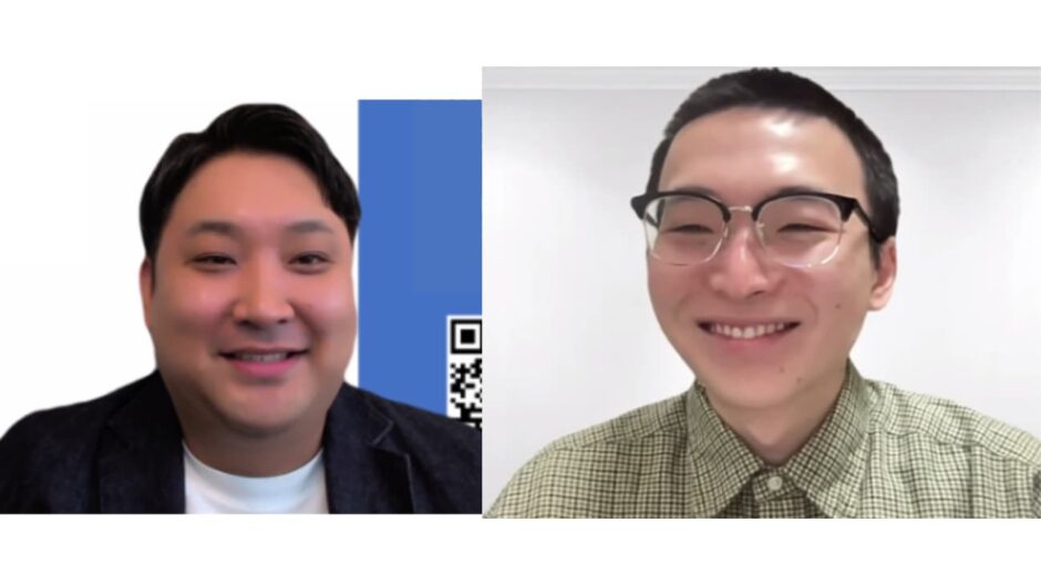 インタビューの様子