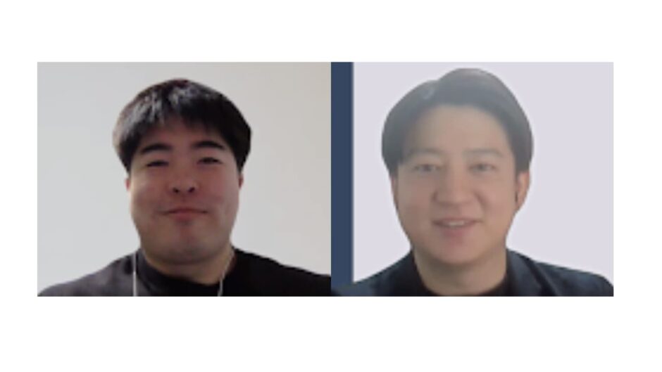 インタビューの様子