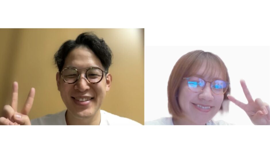 インタビューの様子
